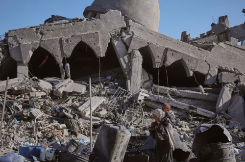 Bombas israelíes sin detonar en Gaza