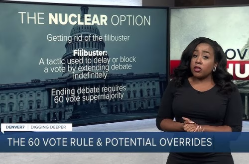 El presidente Trump pide a los republicanos que utilicen la 'opción nuclear' para terminar con la