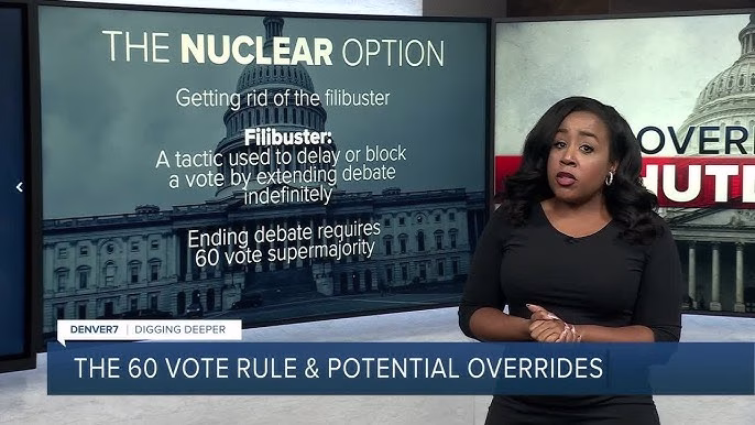 El presidente Trump pide a los republicanos que utilicen la 'opción nuclear' para terminar con la