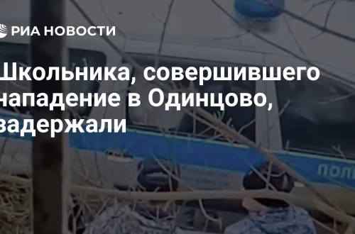 Detenido escolar por ataque en Odintsovo