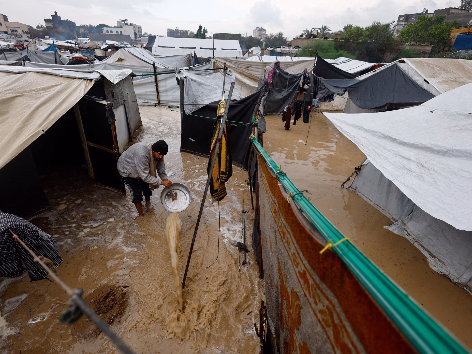 Gaza: Tormenta deja más de 10 muertos